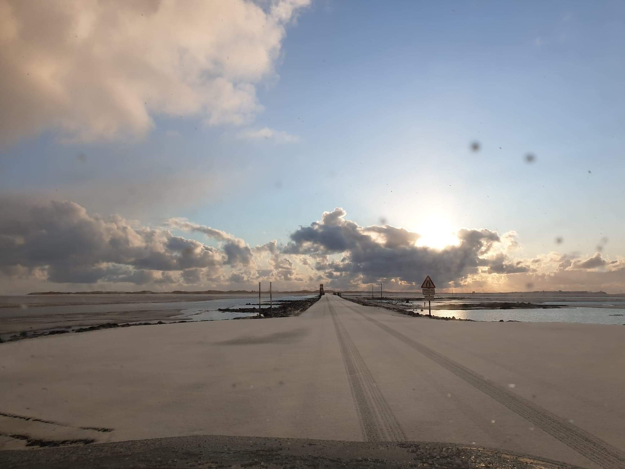 1st class food Holy Island start causeway image